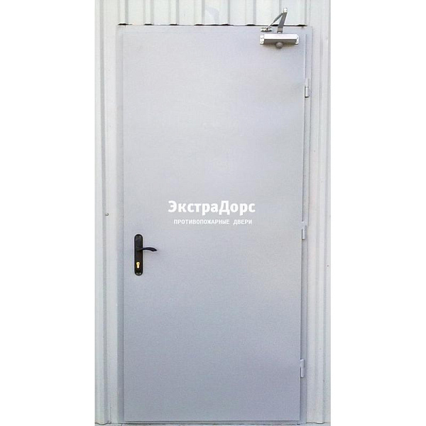 Противопожарная дверь EI 30 3 типа белая металлическая в Домодедово  купить