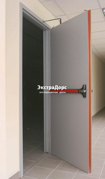 Дверь противопожарная металлическая глухая EI 90 с антипаникой в Домодедово  купить
