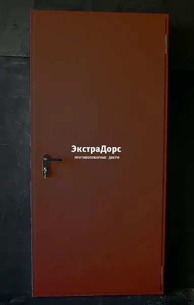 Противопожарная дверь EI 60 ДПМ коричневая