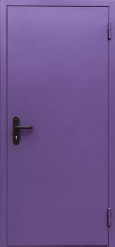 Дверь противопожарная шумоизоляционная однопольная фиолетовая
